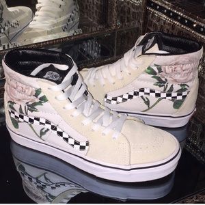 Vans Sk8-Hi Checker Floral TurtleDove